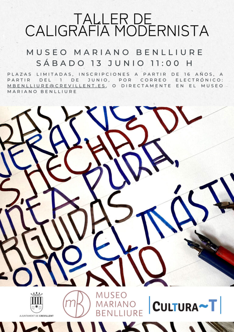 Taller de caligrafía modernista